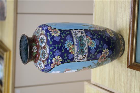 A cloisonne vase